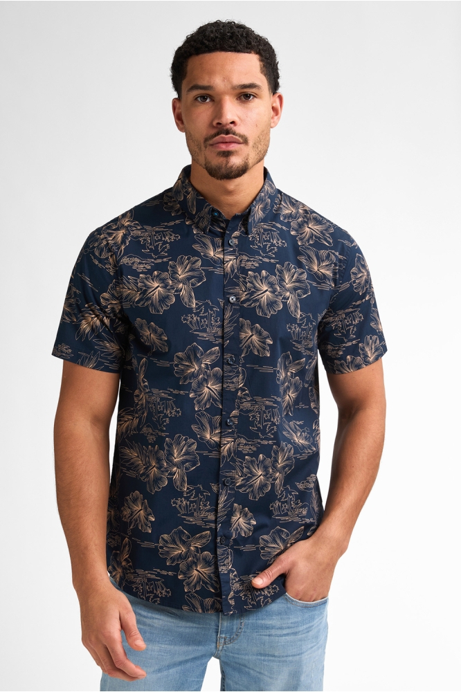 AOP OVERHEMD OCEANPARK M 1050 SIS419 Navy Blue